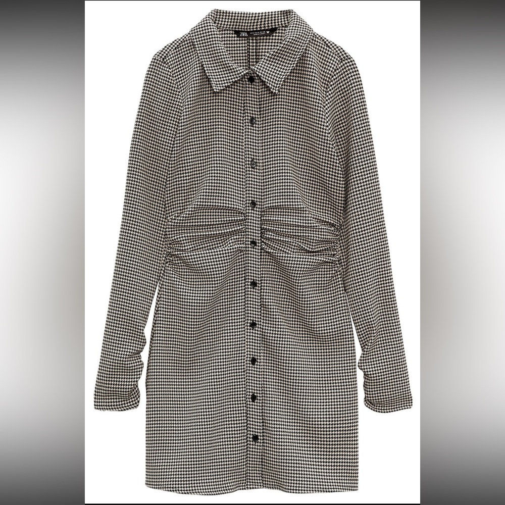 NWOT Zara Houndstooth Dress